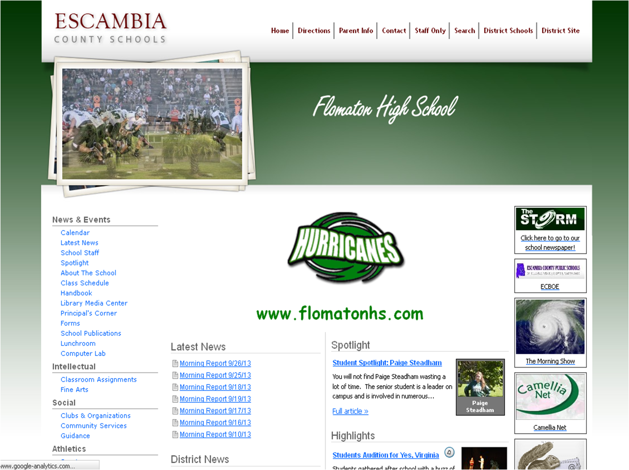 Flomaton High School Highlights